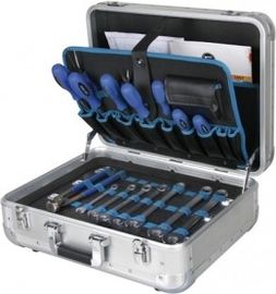 Custom Size Aluminium Tool Case , Helicopter Carrying Case With Tiered Trays
