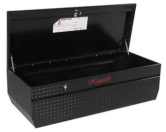 Professional Aluminum Truck Tool Boxes Silver / Black Color With Logo Printed
